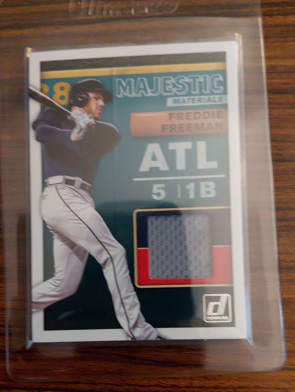 ATL Majestic Materials Cell Phone Card Sleeve - Teal/White Game Used
